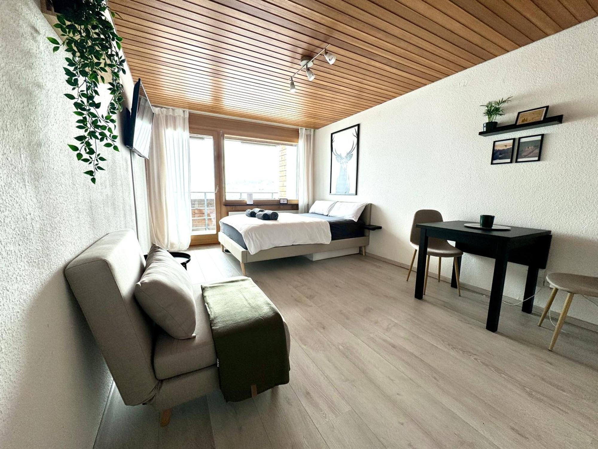 Studio Mit See- Und Bergblick Laax Esterno foto