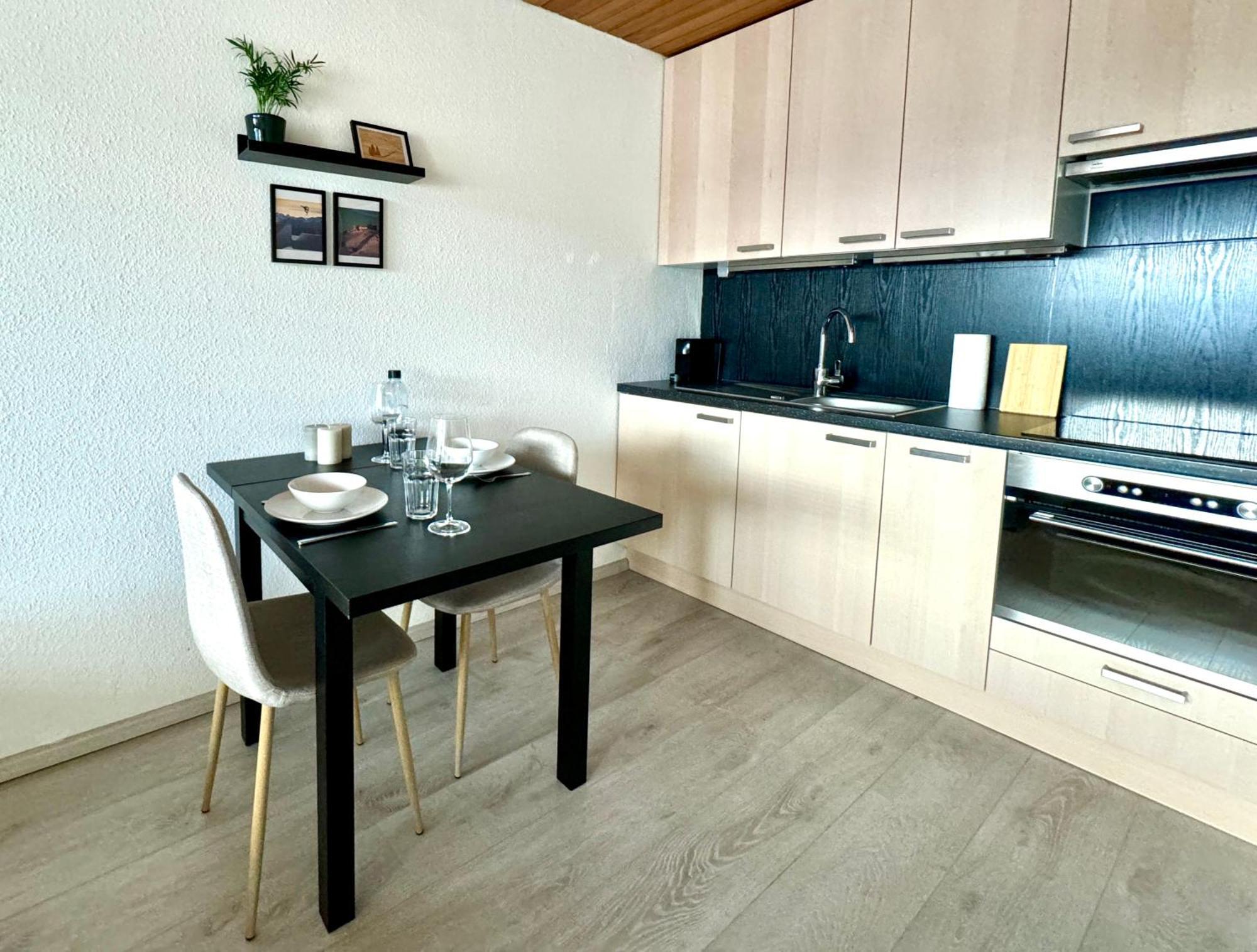 Studio Mit See- Und Bergblick Laax Esterno foto